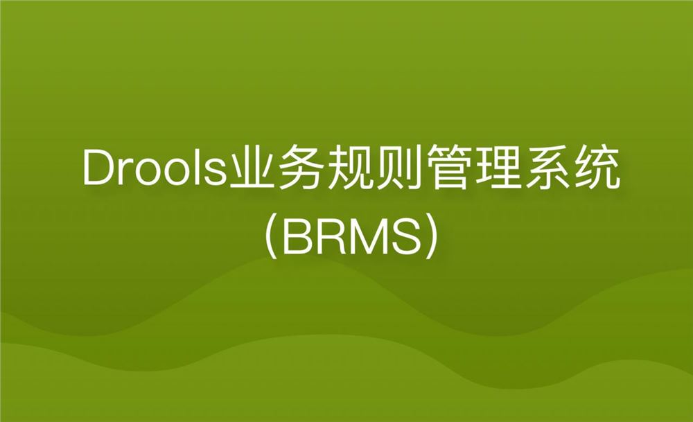 Drools入门到实战业务规则管理系统（BRMS）