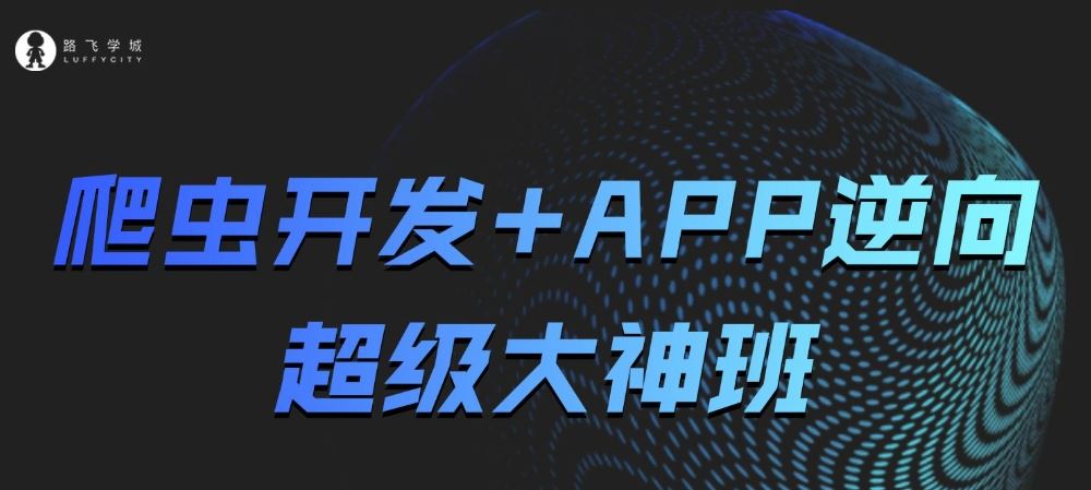 路飞学城 爬虫开发+APP逆向超级大神班11期