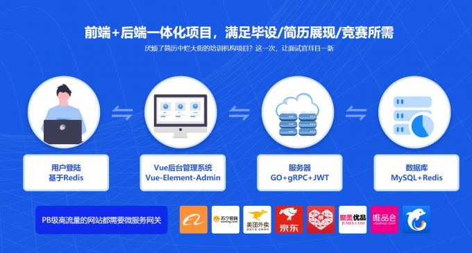 (打造简历金牌项目)Vue+Go 开发企业级微服务网关项目