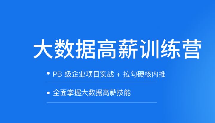 拉钩-大数据开发高薪训练营【完结】2021年