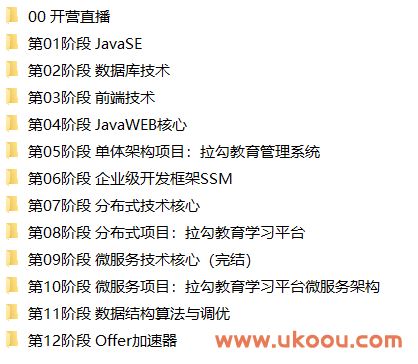 拉勾Java就业急训营「完结无密」
