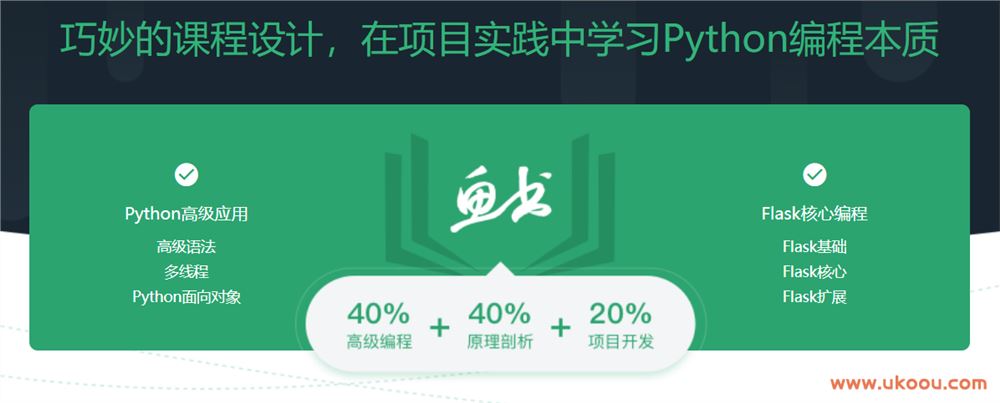 Python Flask高级编程之从0到1开发《鱼书》精品项目「完结无密」