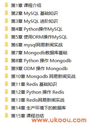 Python操作三大主流数据库 实战网易新闻客户端「无密包完结」