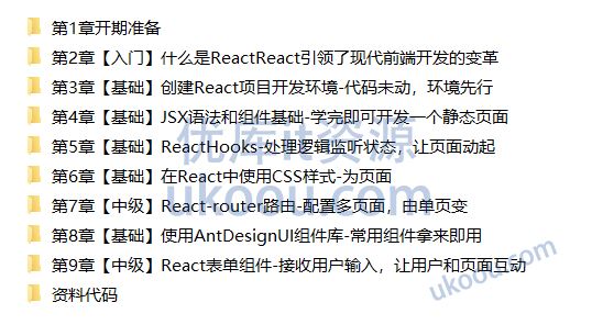 最新 React 技术栈，实战复杂低代码项目-仿问卷星「完结无密，包含电子书」