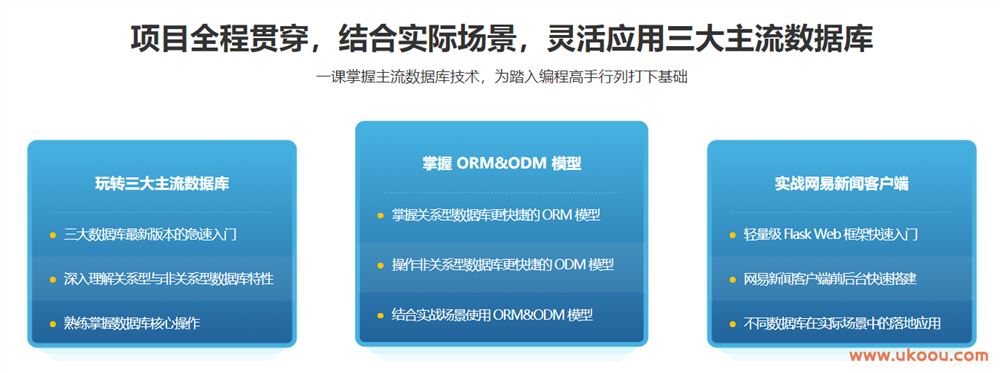 Python操作三大主流数据库 实战网易新闻客户端「无密包完结」