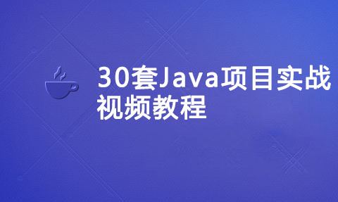30套Java项目实战视频教程
