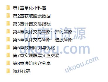 程序员理财课 Python量化交易系统实战「完结无密」