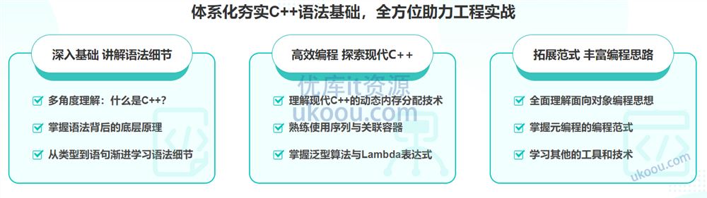 深蓝学院 - c++基础与深度解析「完结无密」