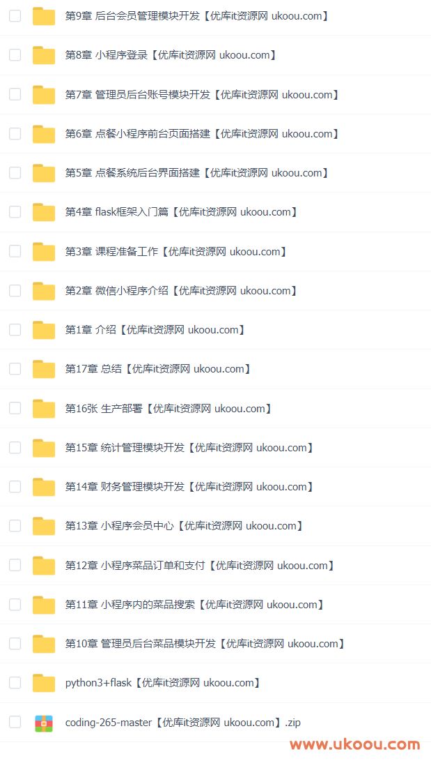 Python Flask构建微信小程序订餐系统「完结无密」
