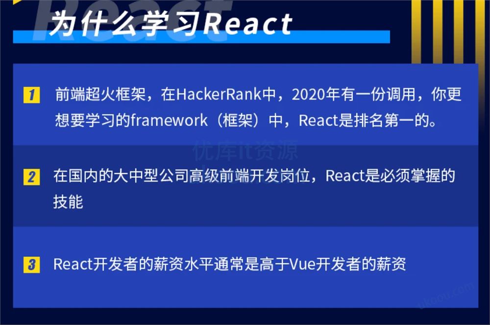 小码哥React核心技术与开发实战「完结无密」
