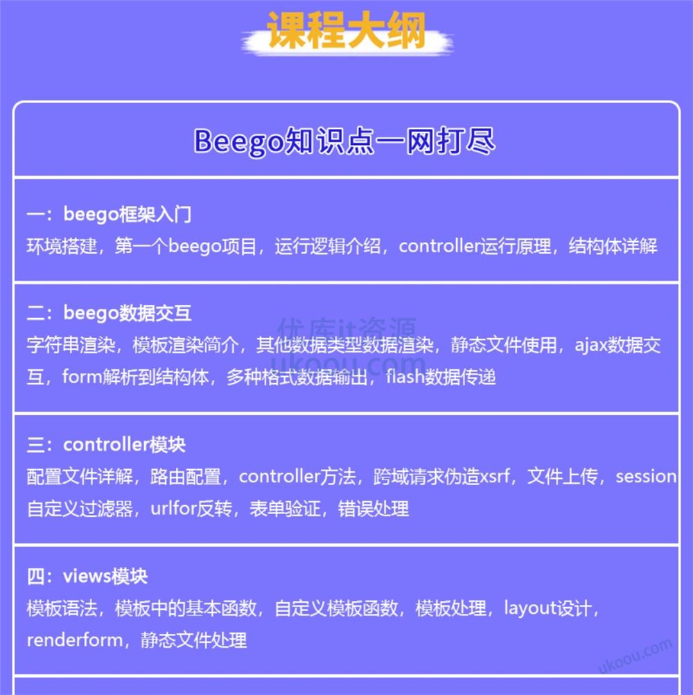 网易云课堂Go/Golang/Beego微服务基础实战「已完结」