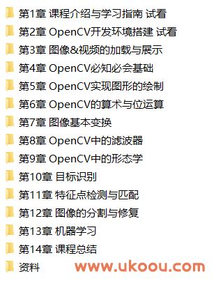 OpenCV入门到进阶：实战三大典型项目「完结无密」