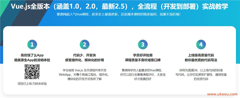 Vue.js2.5+cube-ui重构饿了么App（经典再升级，完结无密）