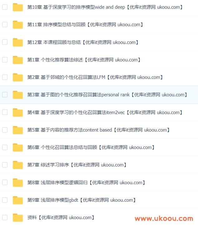 BAT大牛亲授 个性化推荐算法实战「完结无密」