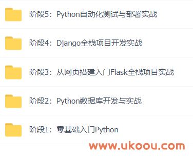 Python全栈工程师「高清无密」