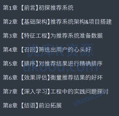 全局视角系统学习《推荐系统》，实战中提升竞争力「完结无密」