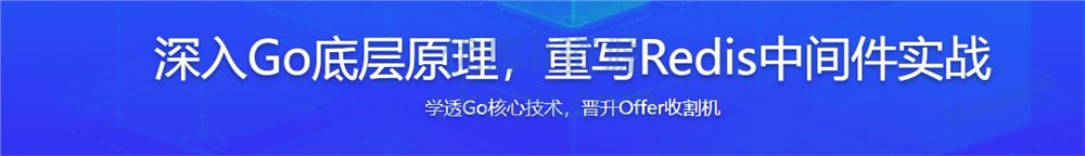 深入Go底层原理，重写Redis中间件实战（完结无密）