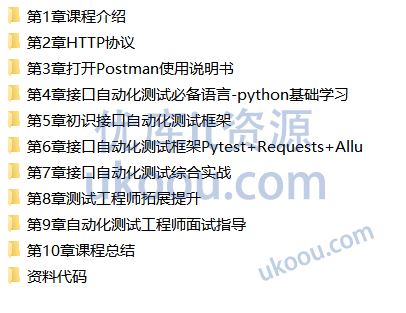 轻松掌握Python+主流测试框架，快速转型自动化测试「网盘完结无密」