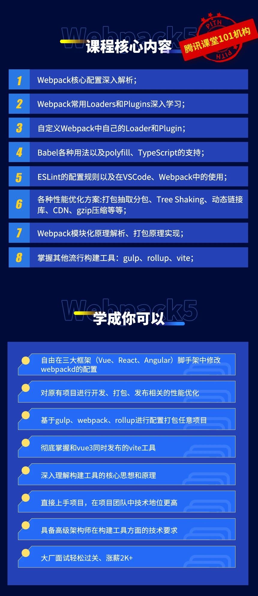 小码哥-深入Webpack5等构建工具(gulp/rollup/vite)