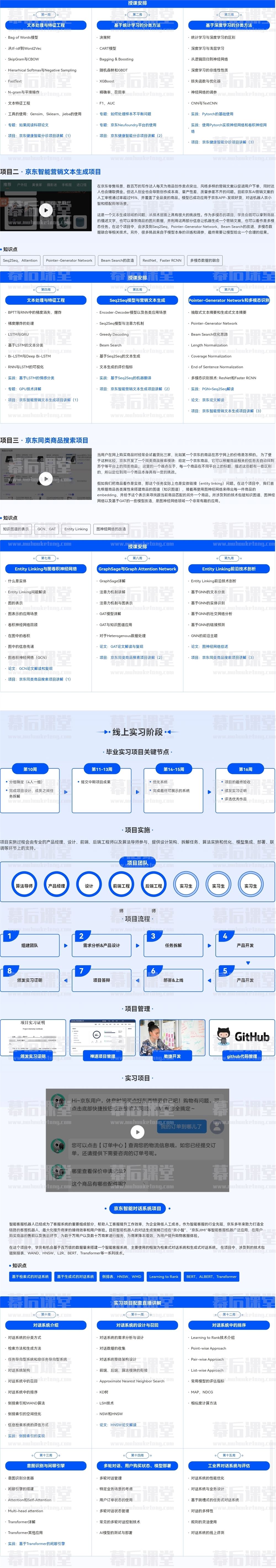 贪心科技学院京东NLP线上实习营第5期培训课程视频百度网盘云