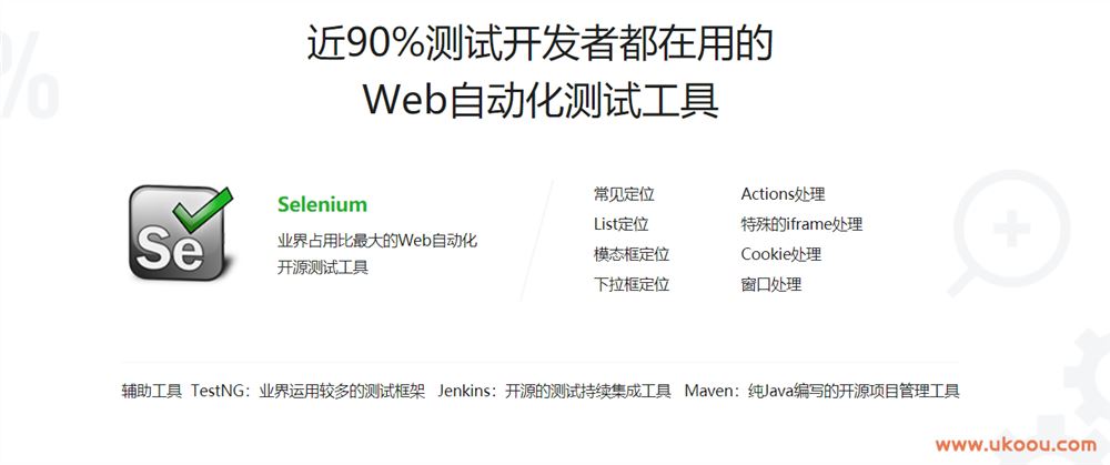 Web自动化测试 基于selenium的web自动化测试「完结无密」