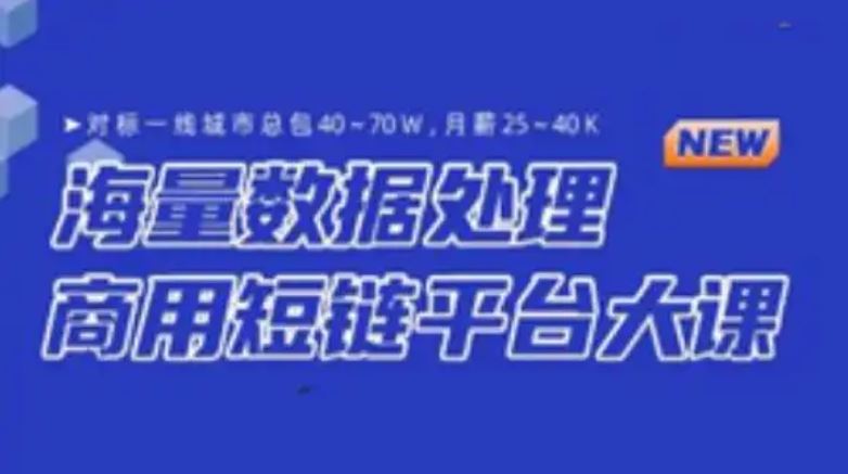 全面掌握短链平台开发 从微服务架构设计到海量数据可视化全流程实战 前沿技术